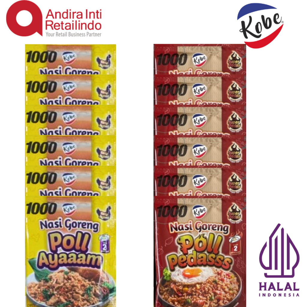

Kobe Nasi Goreng Poll Pedas / Ayam 12 gram 12 pcs