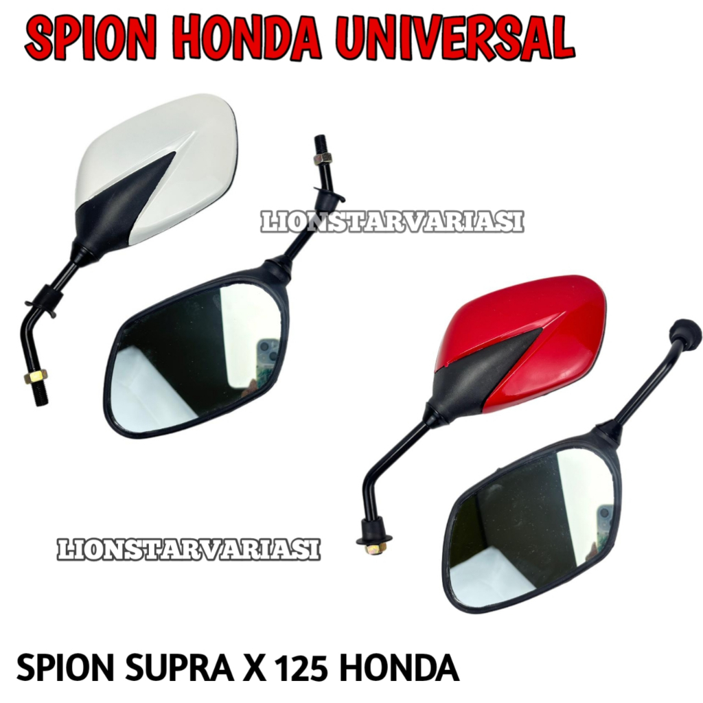 Spion Supra X Honda Variasi Warna Universal Matic Bebek Honda Spion Honda Supra x 125 Set Kiri Kanan