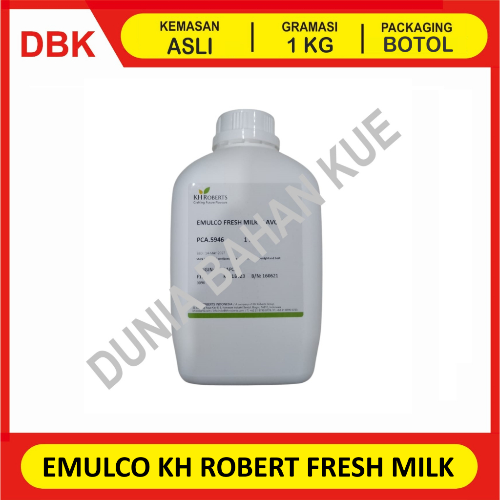 EMULCO KH ROBERT FRESH MILK FLAVOUR / PASTA FRESH MILK - KEMASAN ASLI 1 KG