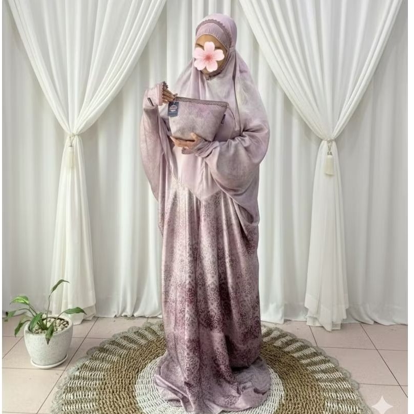Daimah Mukena Armany Silk Terusan Standart Jumbo
