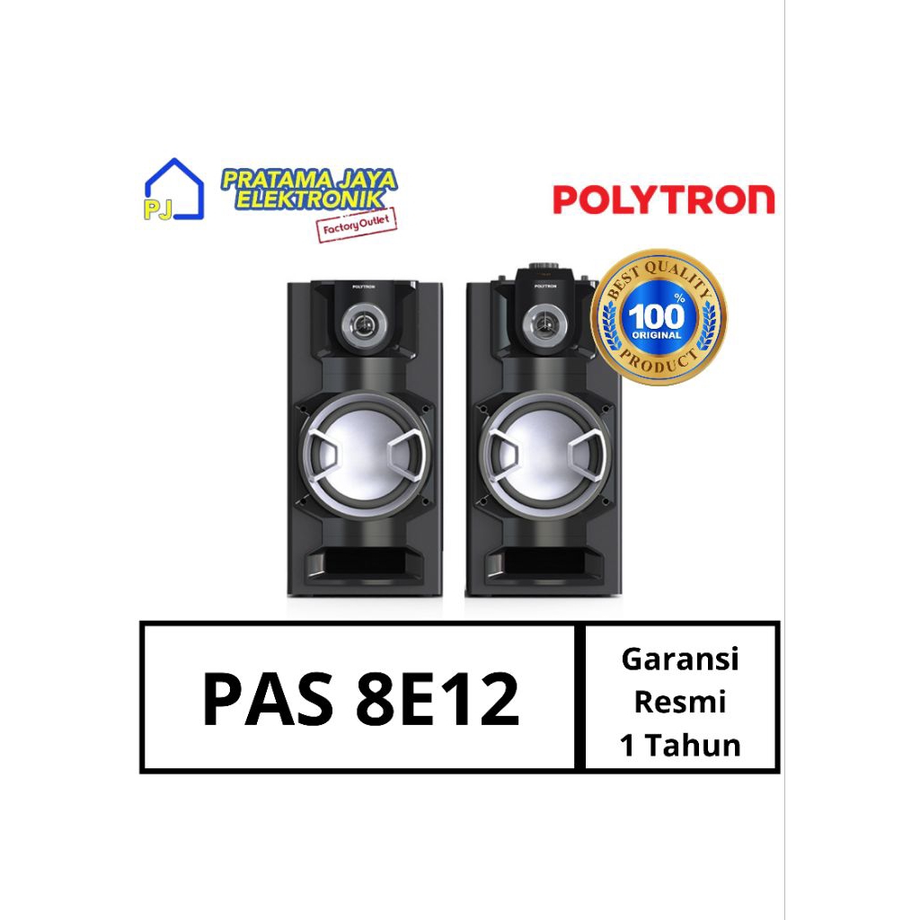 POLYTRON SPEAKER AKTIF PAS 8E12