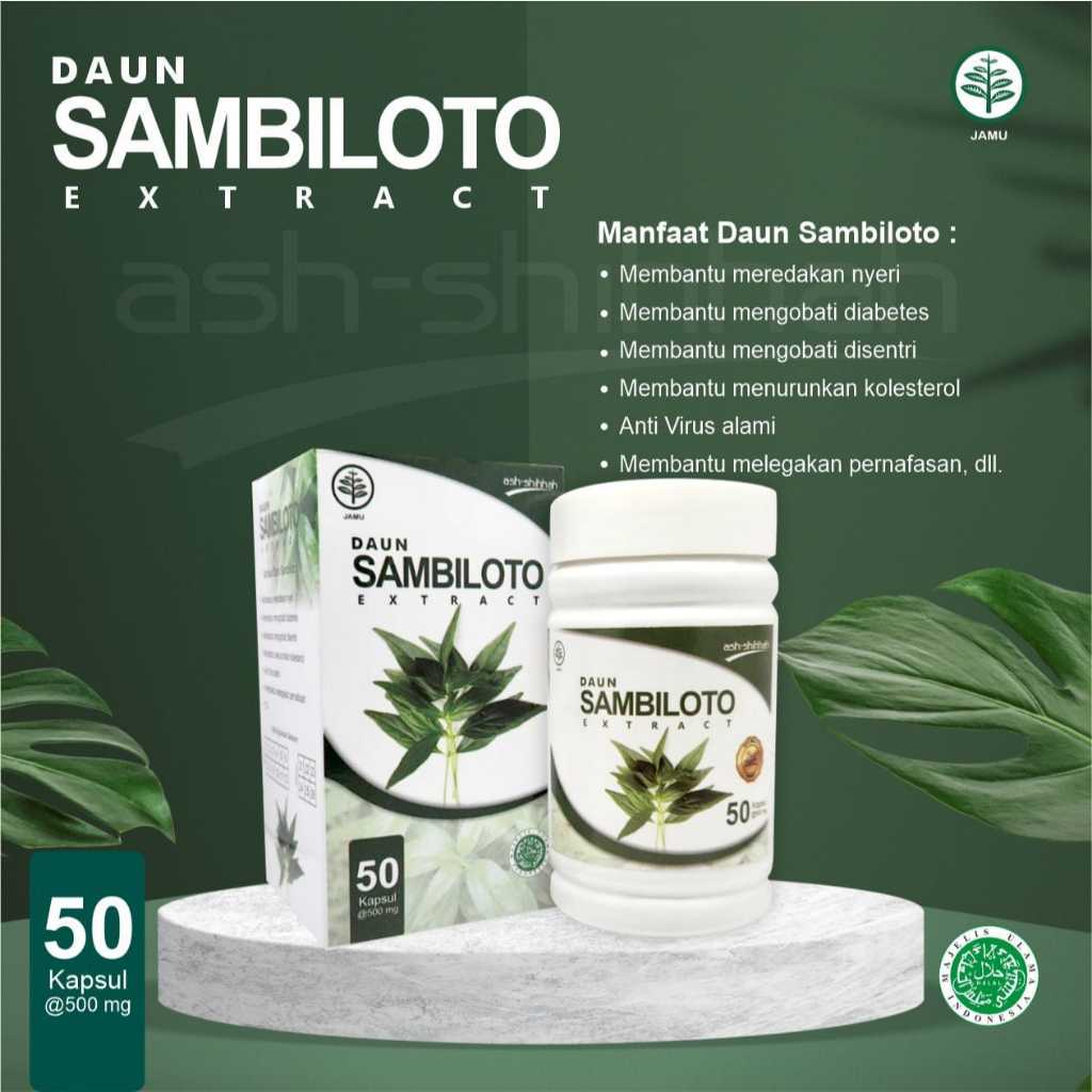 Kapsul Sambiloto Herbal ash sihah Original / sambiloto