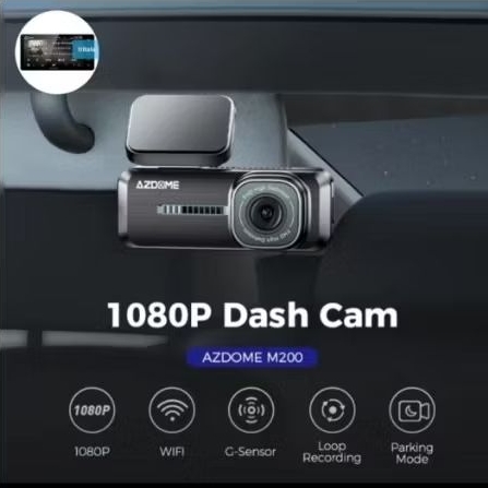 AZDome M200 Full HD Dashcam Kamera Mobil dengan SuperCapacitor dan WiFi
