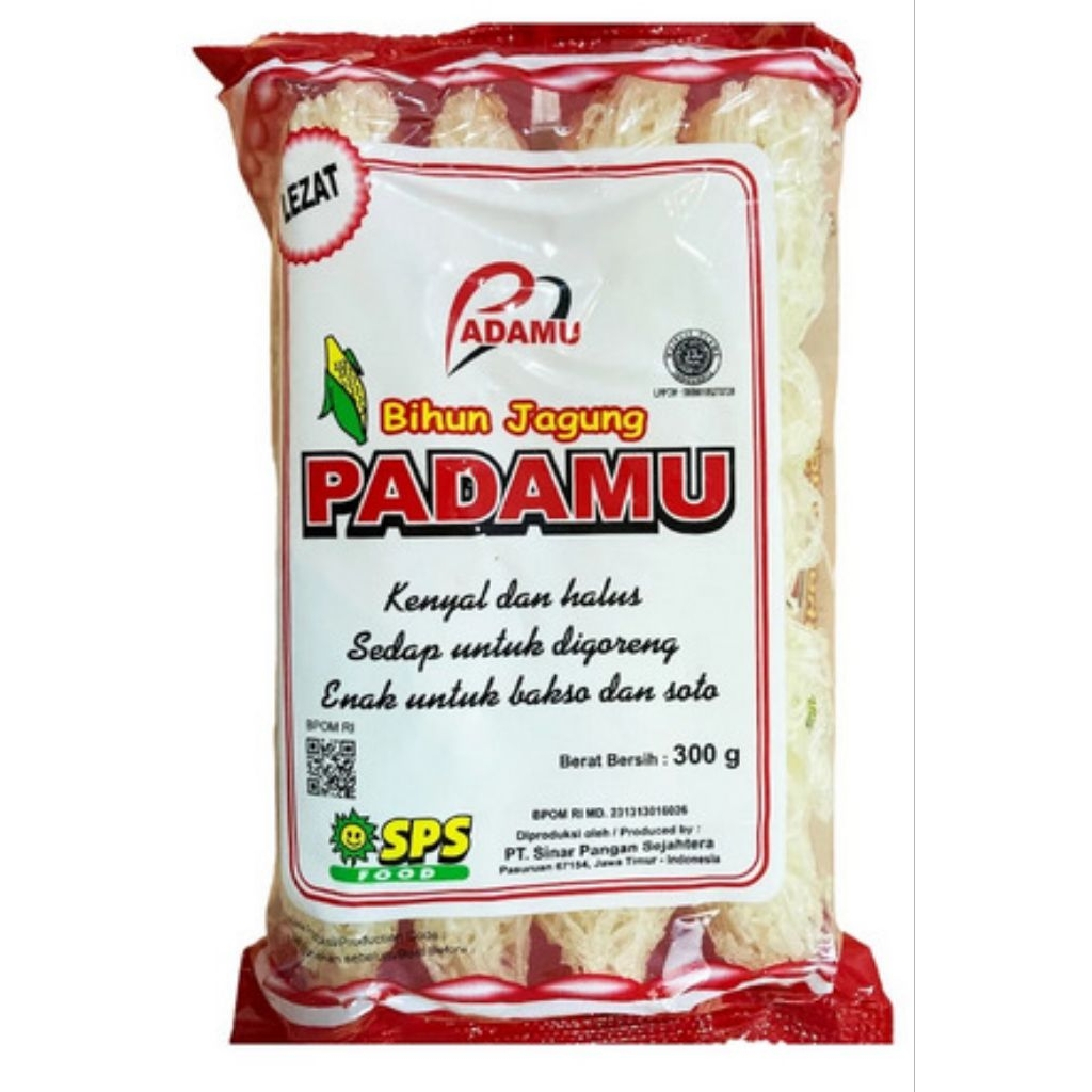 Bihun Jagung Padamu 300gr / Bihun Merah