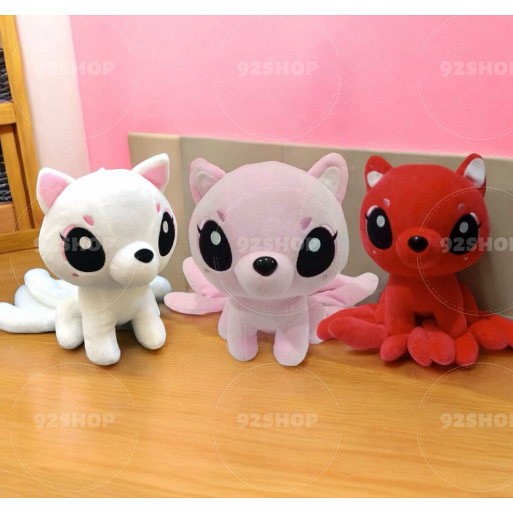 Boneka rubah ekor sembilan | boneka gumiho ekor sembilan | boneka nine tail fox gumiho eternal fox p