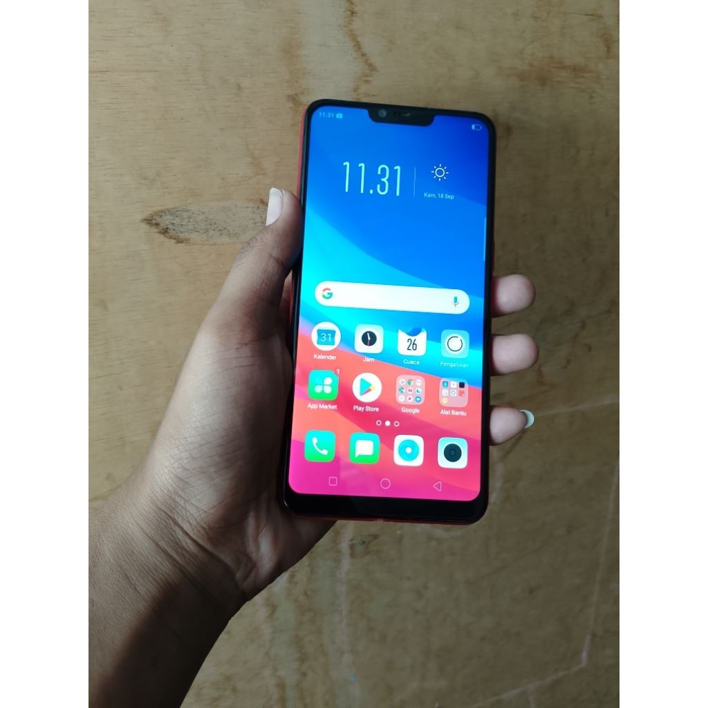 oppo a3s ram 3/32 warna merah second