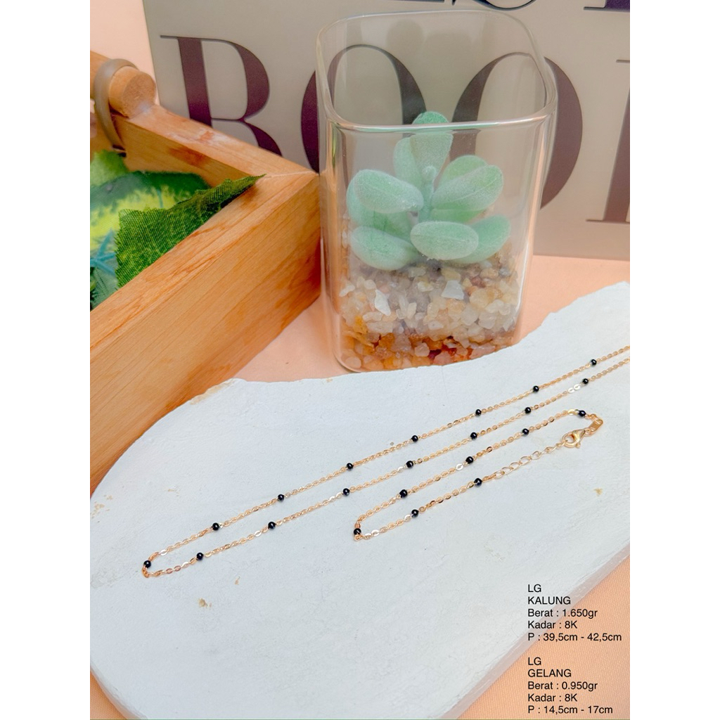 Perhiasan Kalung Emas Jedar UBS 8k/375, 16k/700, dan 17k/750