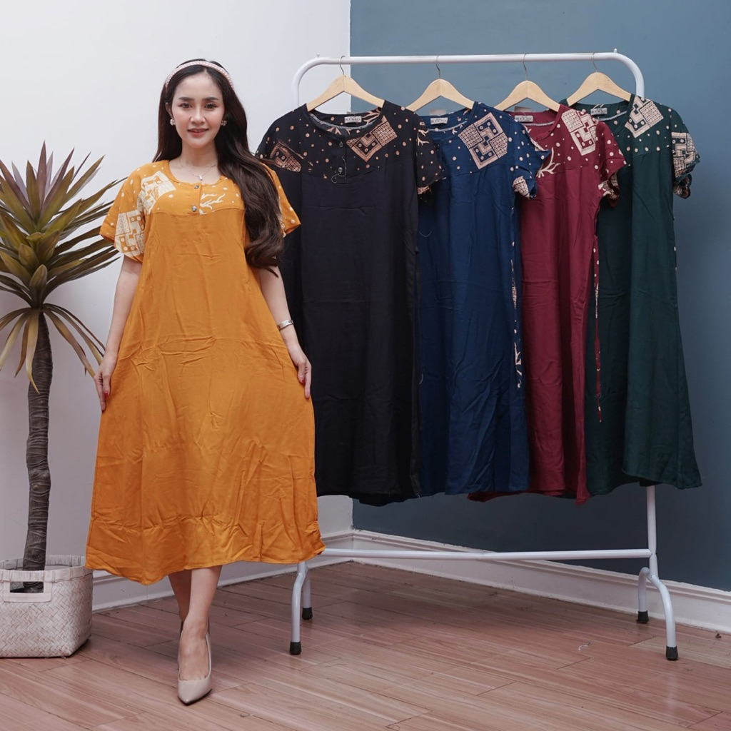 Daster Klok cabutan Slempang atas bawah