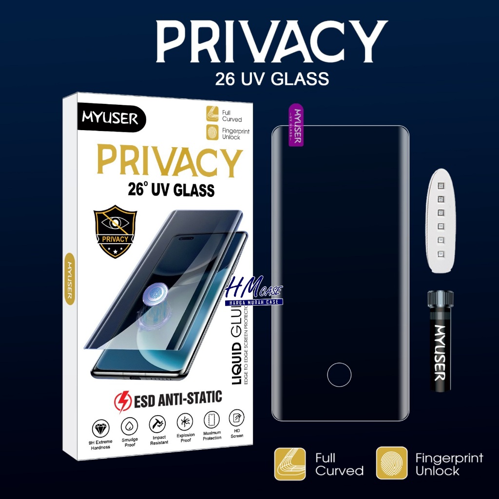 Tempered Glass UV Clear Spy Privacy Anti Intip Anti Static ESD Xiaomi 11 Xiaomi 11 Pro Xiaomi 11 Ult