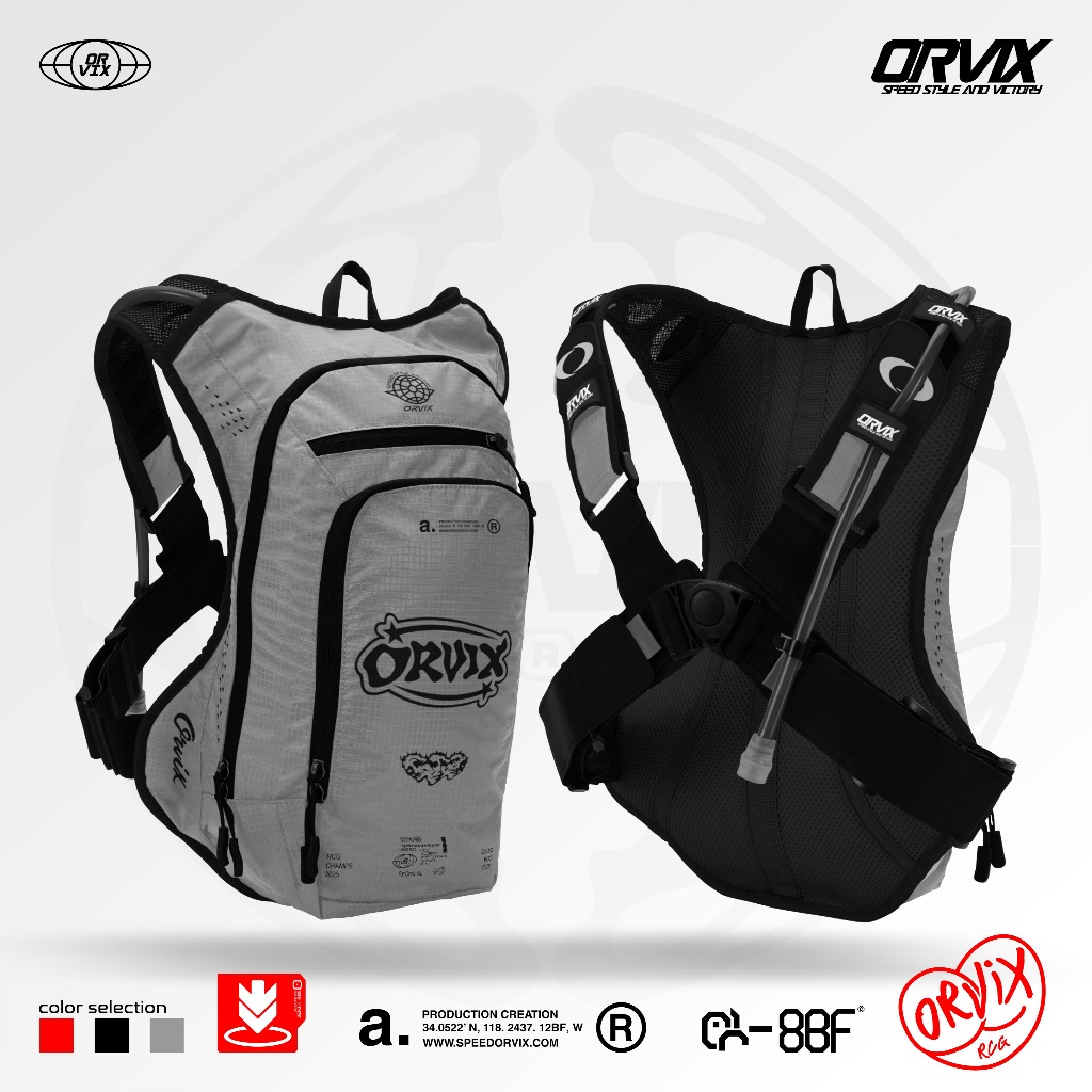 Tas Hydropack / Tas Hydrobag Enduro Trail Adventure Orvix Racegears Elevated Light Grey 9L
