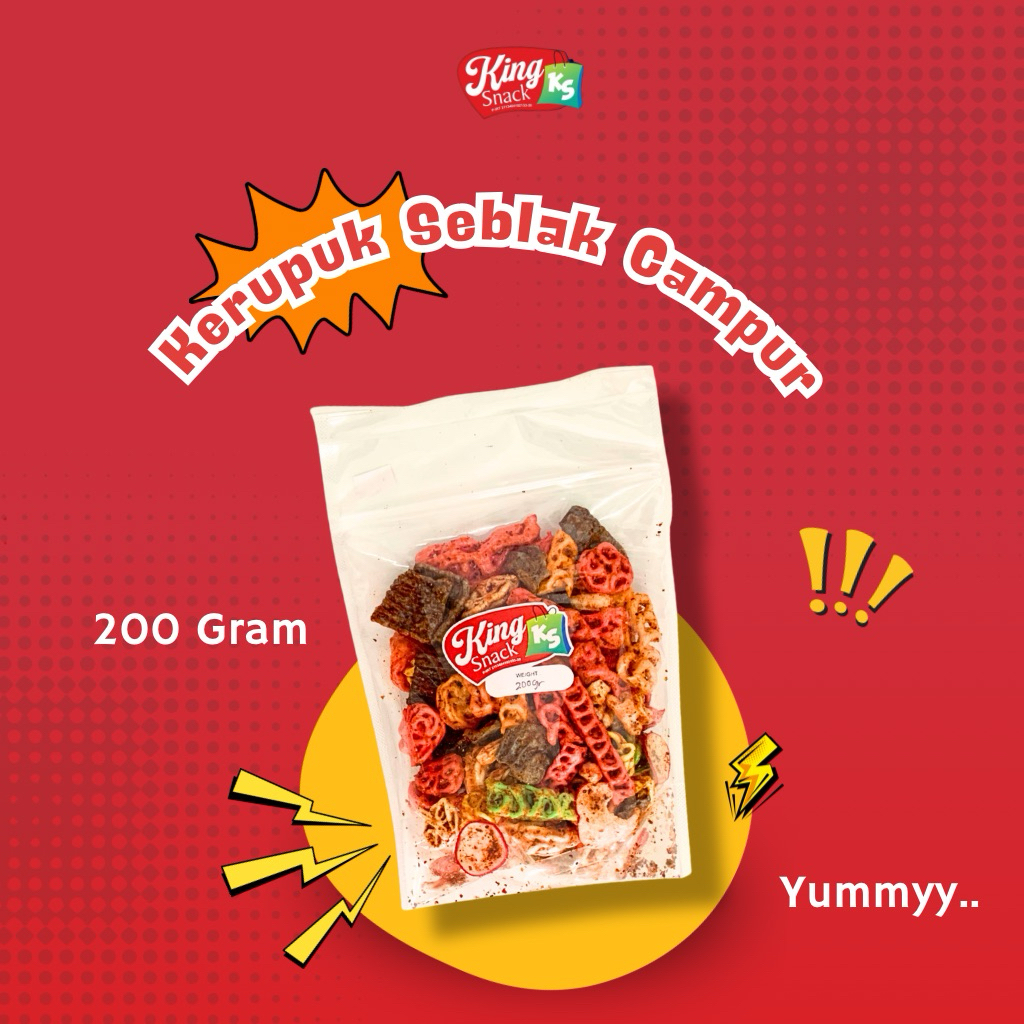 

Kerupuk Seblak Campur 200 Gram