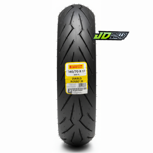 BAN PIRELLI DIABLO ROSSO III 3 140/70-17 BAN BELAKANG NINJA 250 NINJA ZX 25 CBR 250 GSX R15 R25 VIXI