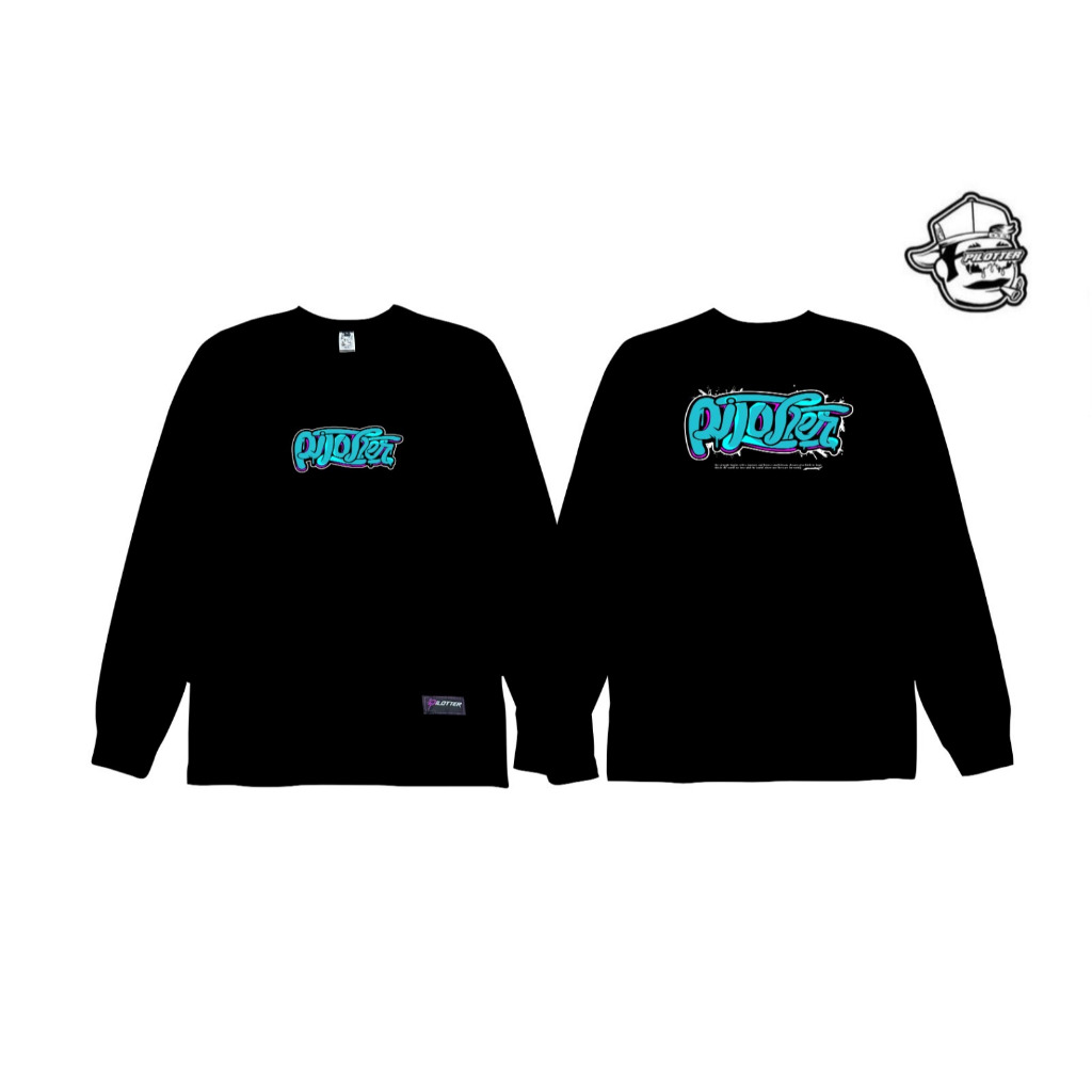 Kaos Pilotter Hubbs Lengan Panjang Original Free Sticker