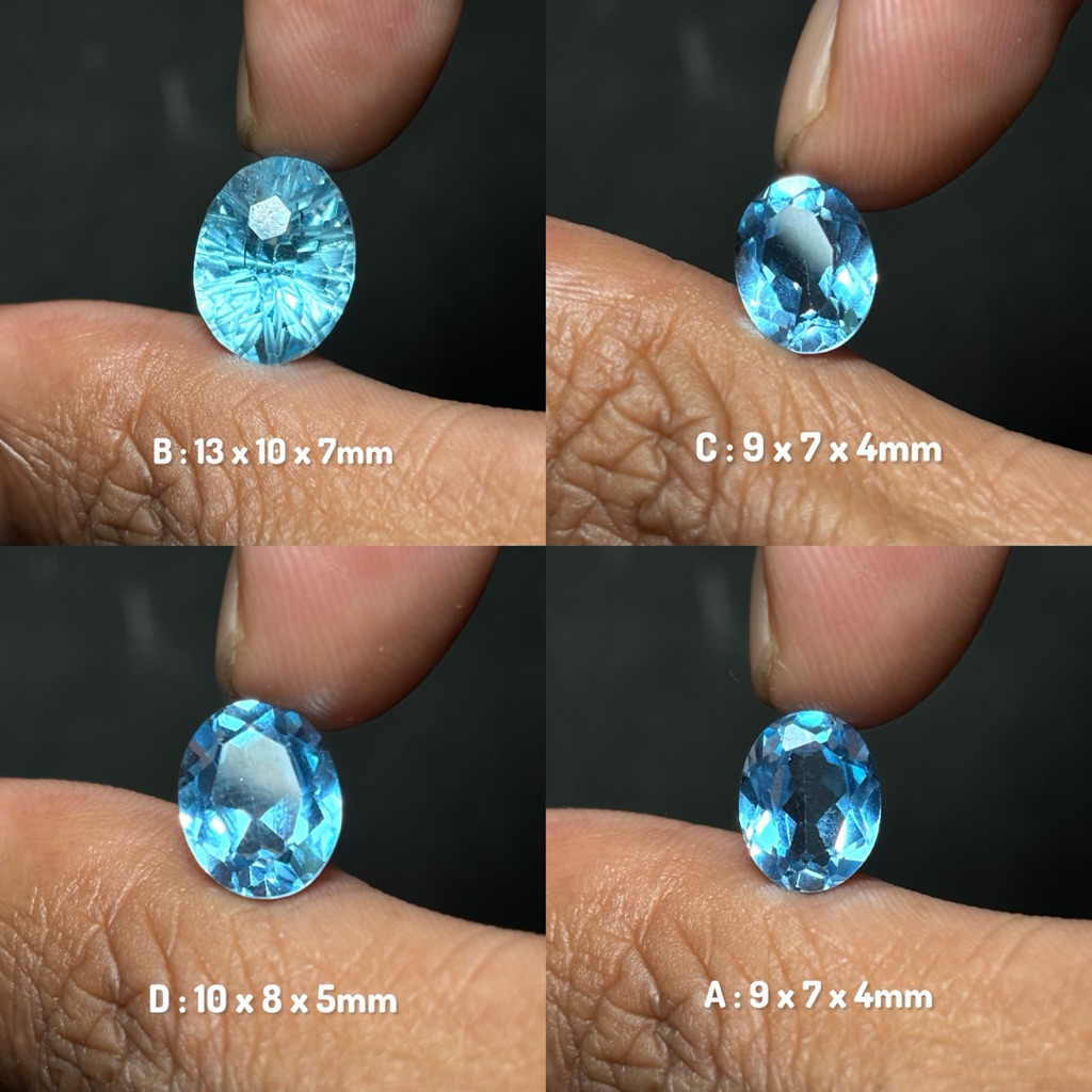 natural topaz swiss hq / batu permata topaz jaminan asli