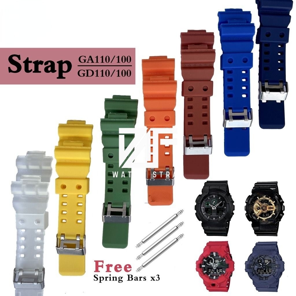 HARGA GROSIR KWALITAS ORIGINAL Tali Jam Tangan Casio G-Shock GA-100 GA-110 GA-120