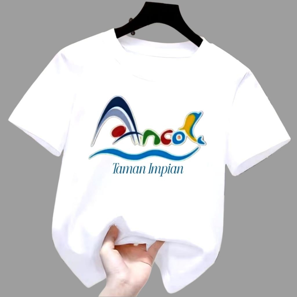 BAJU KAOS ANCOL ANAK COWOK-CEWEK USIA 1-13TAHUN/REMAJA/DEWASA/atasan kaos ancol