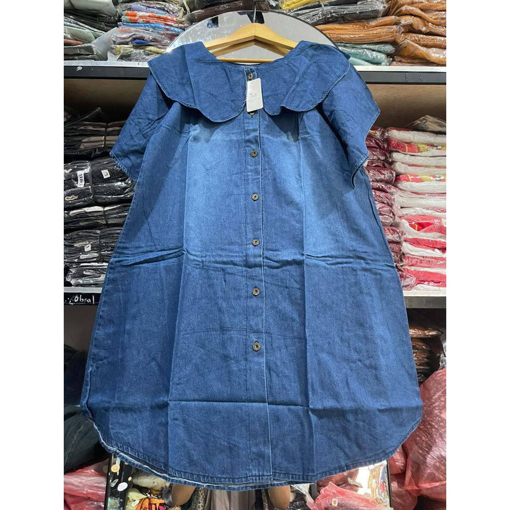 TUNIK JEANS MIDI DRESS JEANS