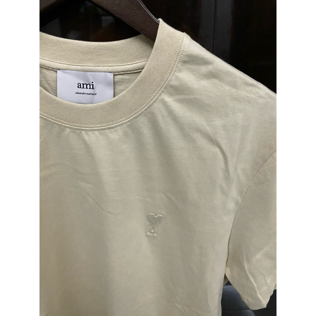 ami paris tshirt beige