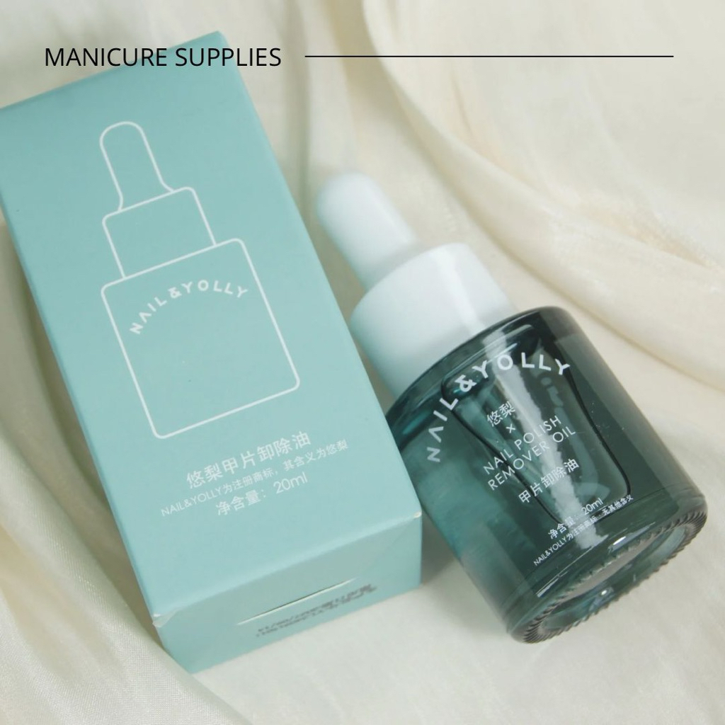 NAIL YOLLY ADHESIVE GLUE REMOVER PENGHILANG LEM KUKU PALSU EXTENSION