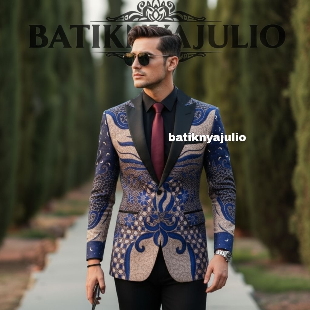 jas batik premium blazer batik pria modern batiknyajulio nh 3