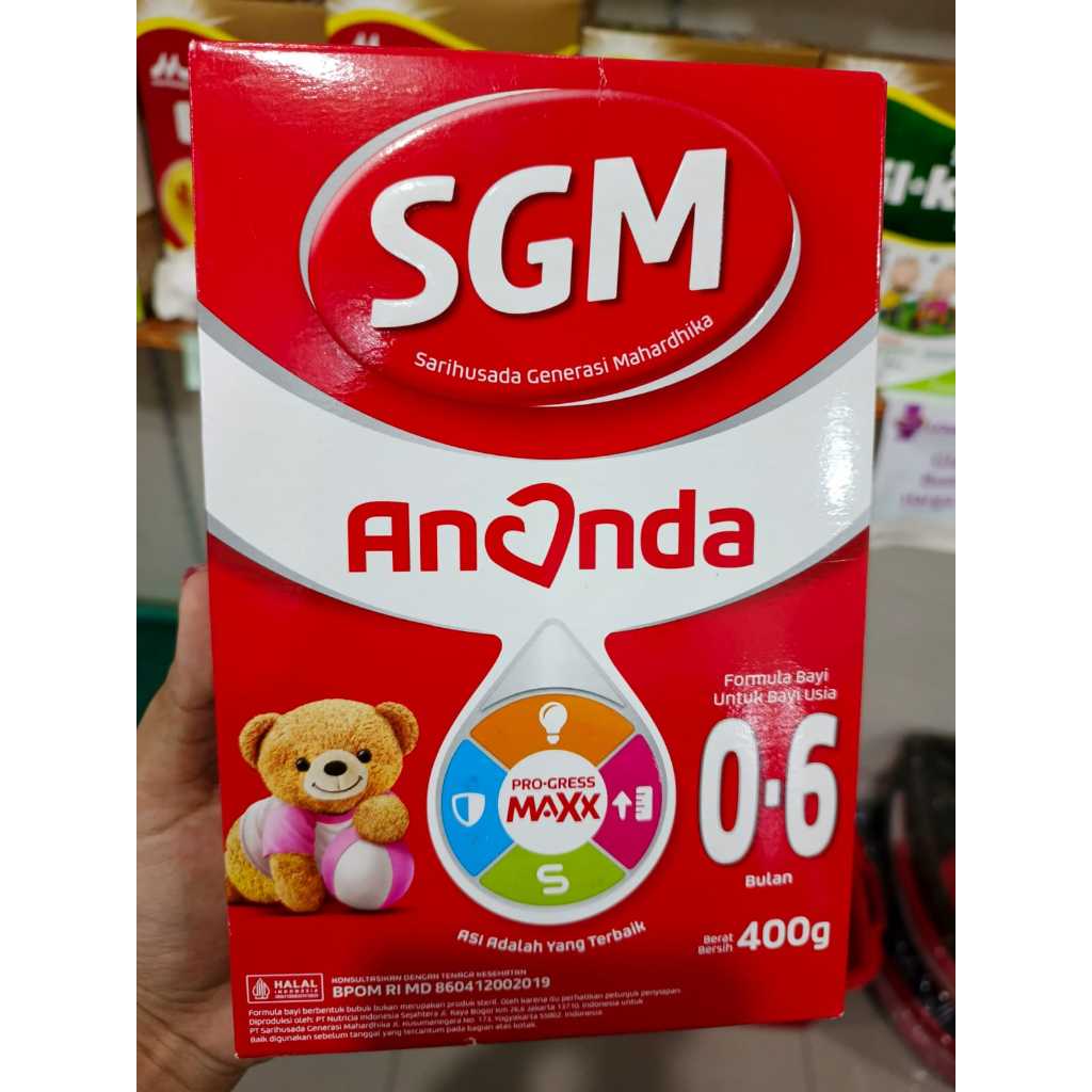 Susu Formula SGM Ananda 0 - 6 bulan 400 Gram