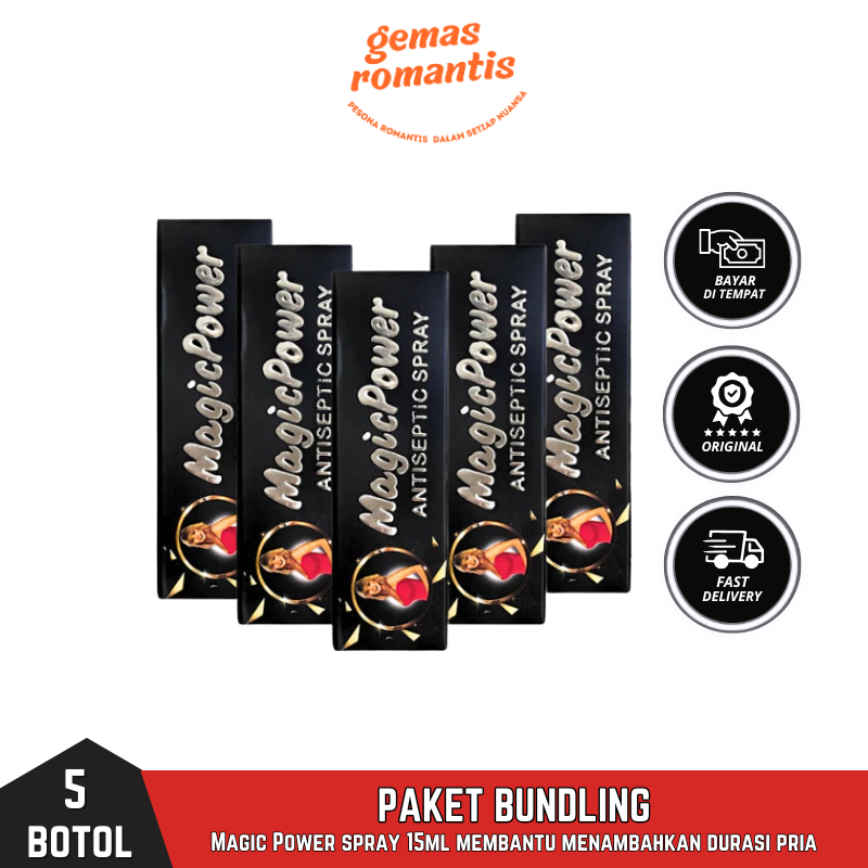 Bundling Tisu Magic Power Spray x5 Botol - Tissue Magic BPOM Original