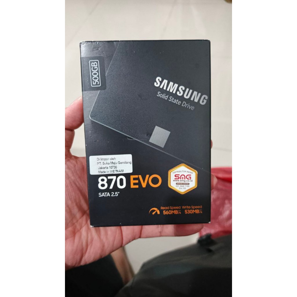 Samsung 870 EVO SSD SATA 500GB Hardisk HDD Laptop PC Komputer