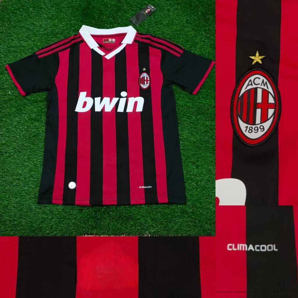JERSEY RETRO VINTAGE MILAN HOME 2009/2010 AAA CLASSIC/ Jersey Vintage.