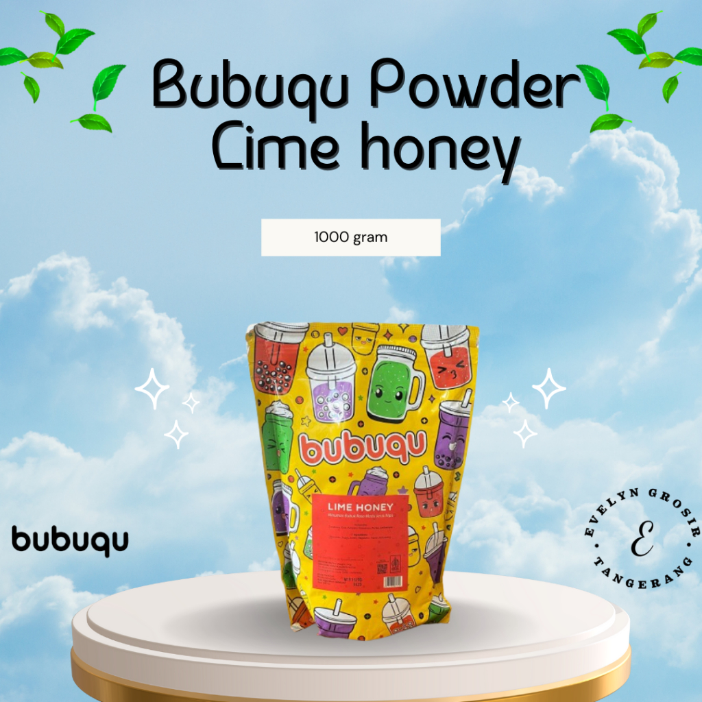 Bubuqu Powder Drink Lime Honey - Bubuk Minuman Jeruk Nipis Madu 1 Kg