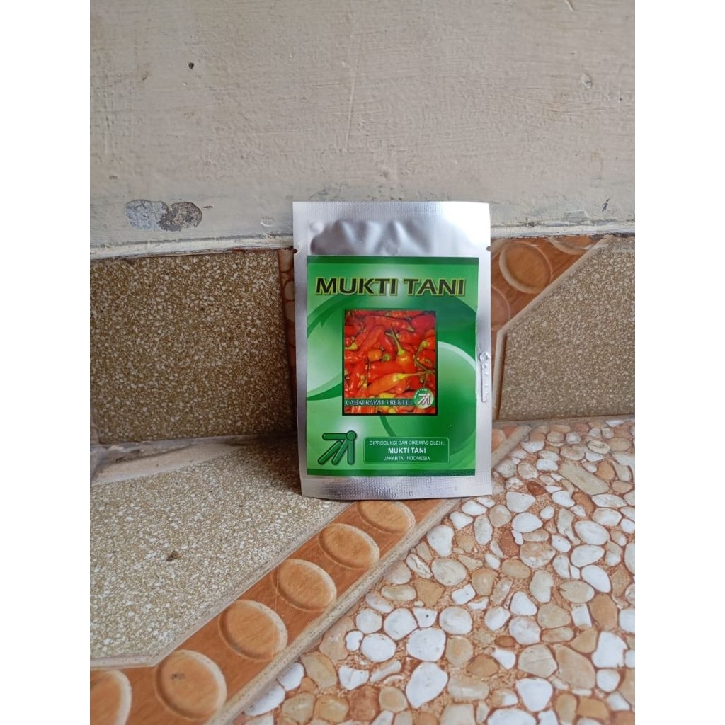 Benih Cabai Rawit Putih Prentul Mukti Tani 1 gram | Bibit Cabe Rawit Putih Prentul Produk Mukti Tani