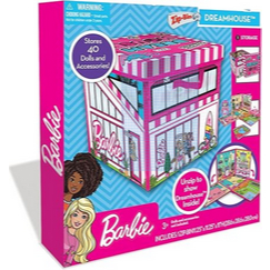 Barbie ZipBin 40 Doll Dream House Toy Box & Playmat
