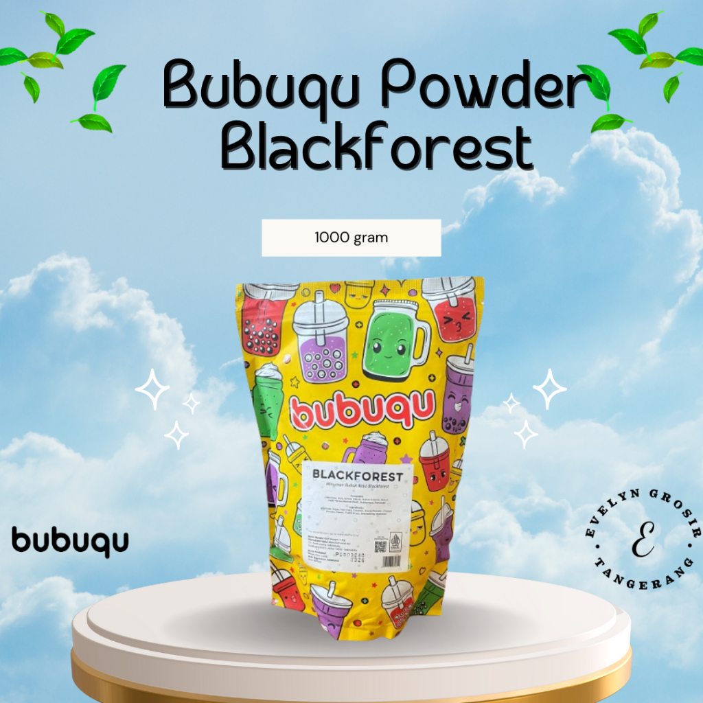 

Bubuqu Powder Drink Black Forest - Bubuk Minuman Kue BlackForest 1 Kg