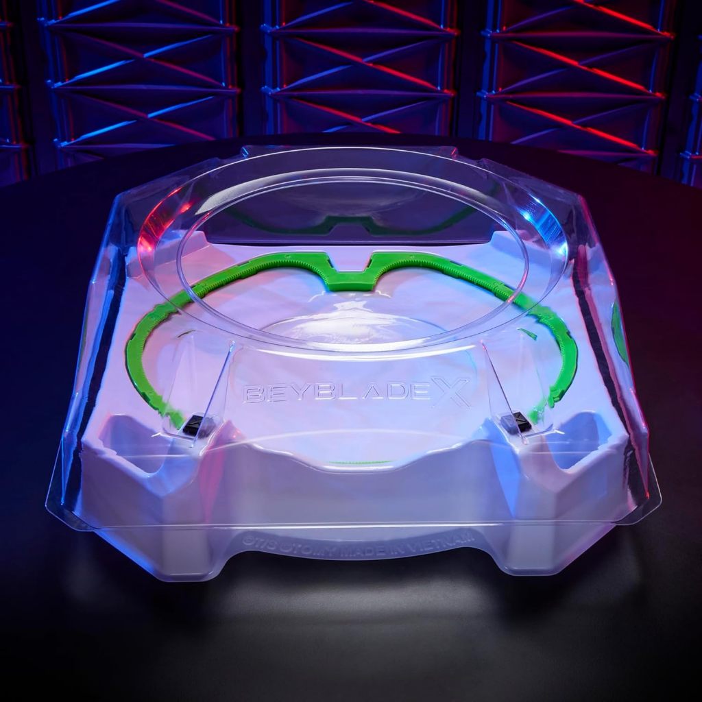 TERBAIK BEYBLADE X BX-10 TOURNAMENT BEYSTADIUM, MAINAN GASING ASLI TAKARA TOMY BATTLE ARENA, 8+