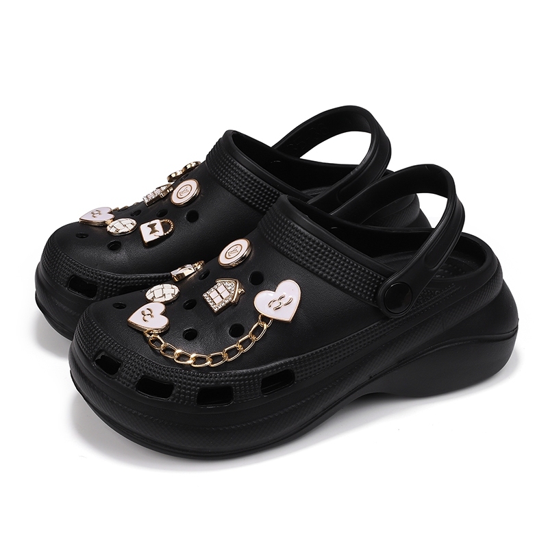 Sandal slip-on warna solid, sepatu flat wanita, sandal datar, sandal wanita elegan, sandal jepit wan