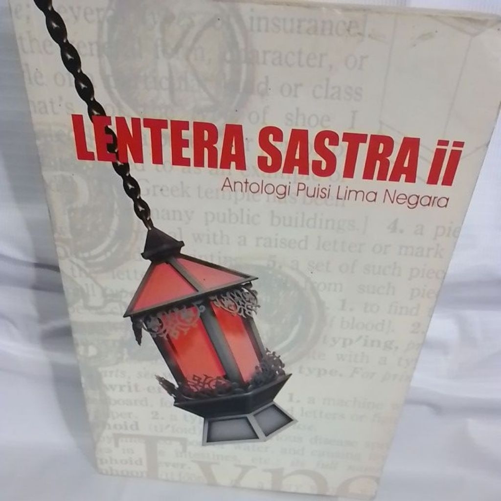 Buku Lentera Sastra Antologi puisi Lima Negara original