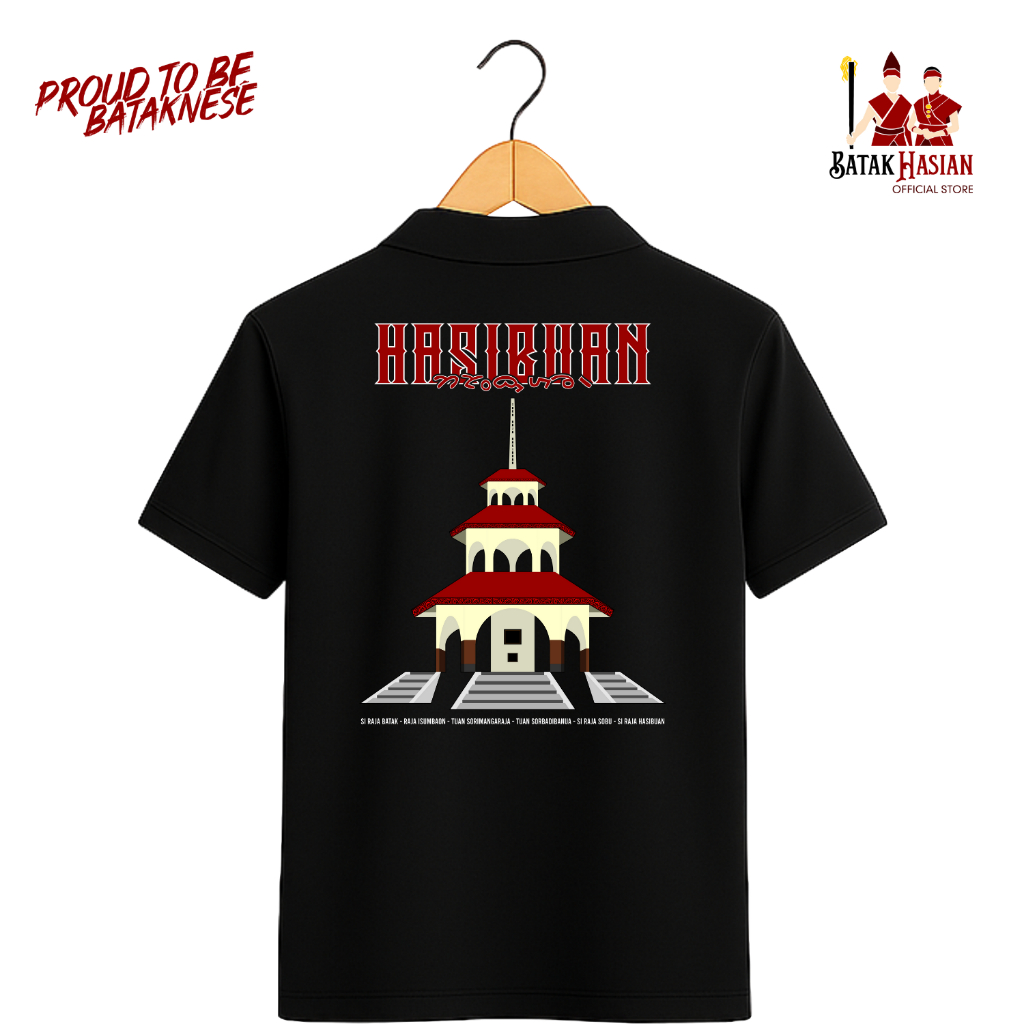 HASIBUAN [KAOS POLO / KAOS BERKERAH] - Kaos Marga Batak – Bahan  Premium – Tidak Mudah Kusut - Sanga