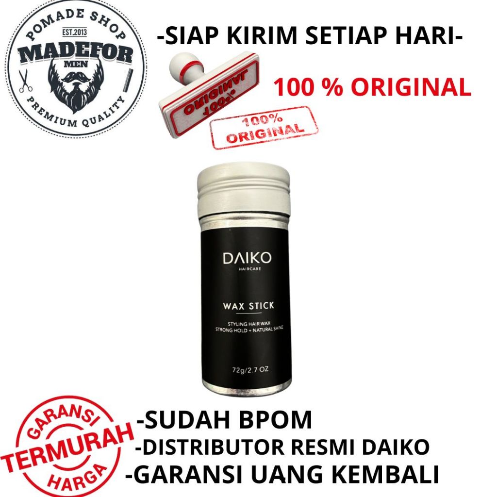 DAIKO HAIR WAX STICK WAX STICK DAIKO PERAPIH RAMBUT ANAK WAX STICK DAIKO