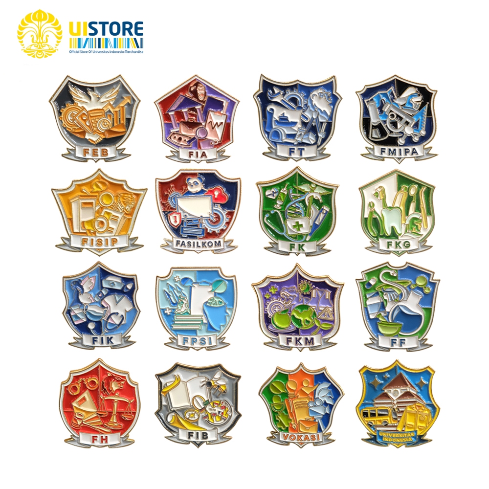 UI STORE | CID Enamel Pin UI | Official Merchandise of Universitas Indonesia