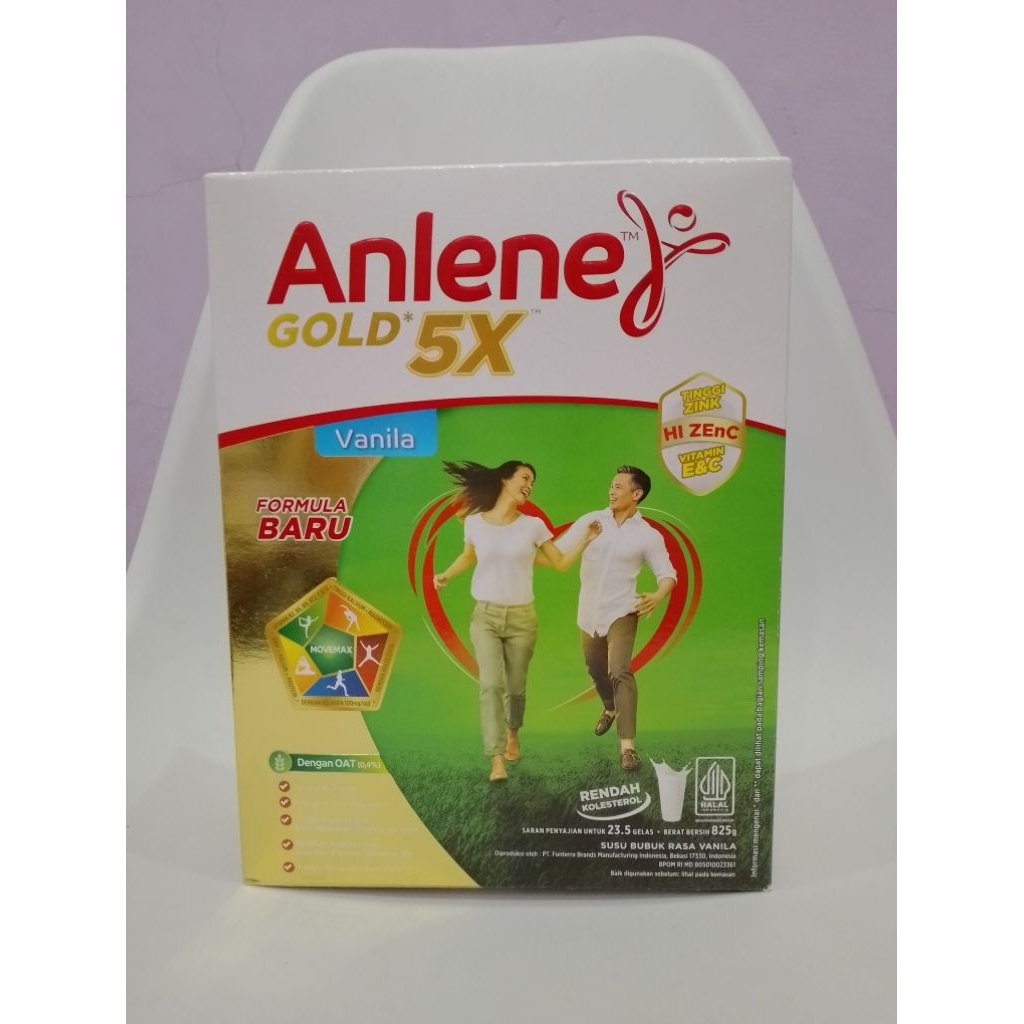 

Anlene gold 5x 850g coklat-vanila-original exp masih lama