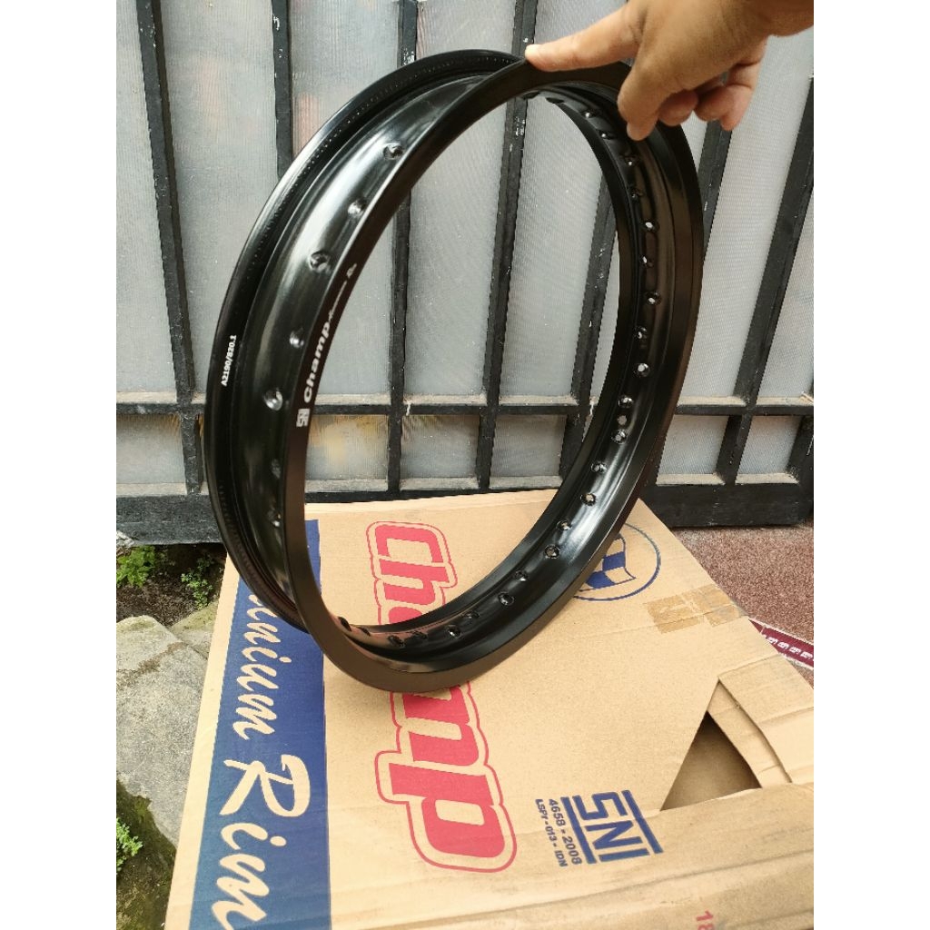 pelek ring 18 250/300/350 champ kotak almunium