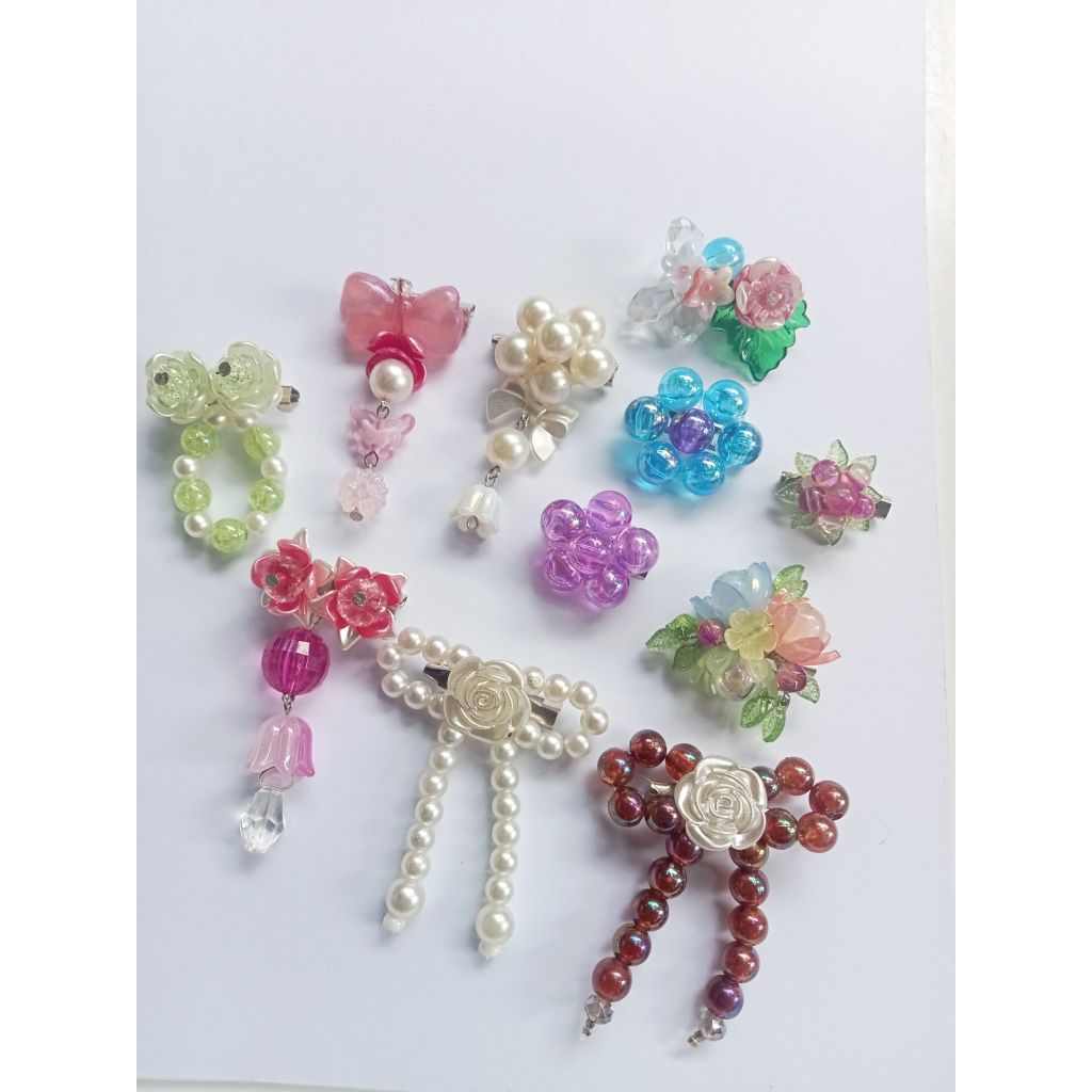 Bros jilbab Korean style flowers iznacraftdiy