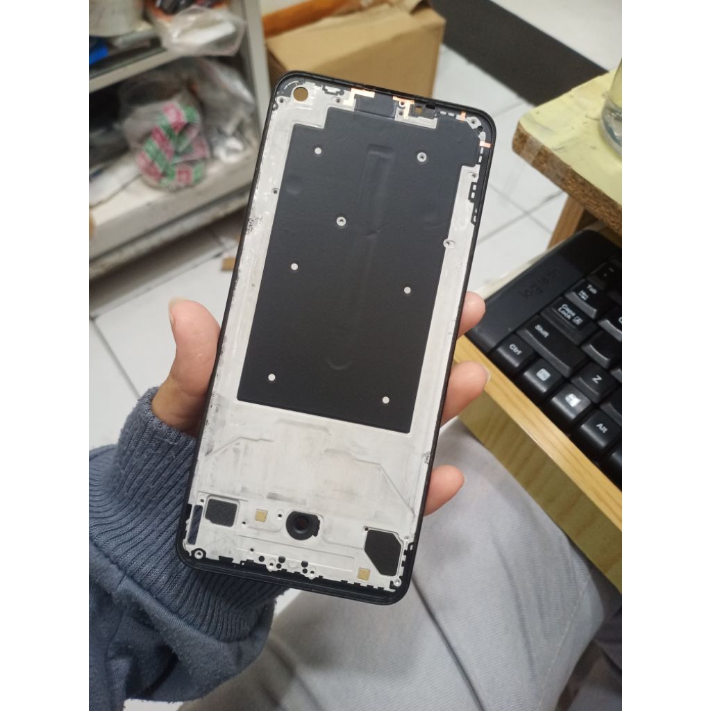 FRAME LCD/TULANG TATAKAN LCD/MIDDLE LCD OPPO RENO 6 4G/RENO 5 4G(ORI)
