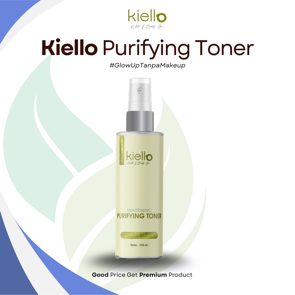 KIELLO Puryfing Toner 100ml Melembabkan Wajah Menutrisi dan Menyehatkan Menyegarkan Kulit Alami
