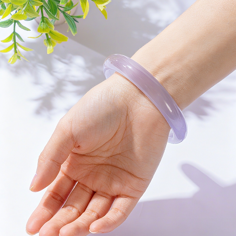 Gelang giok ungu, gelang biji es kuarsa, gelang giok ungu merah muda, gelang giok kuarsa ungu, gelan