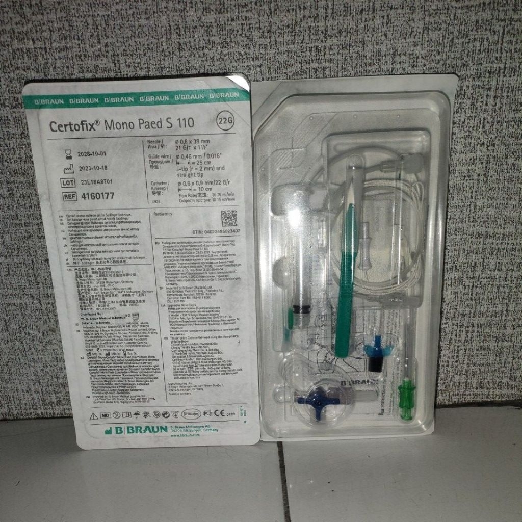 Certofix B BRAUN Mono Paed S 110