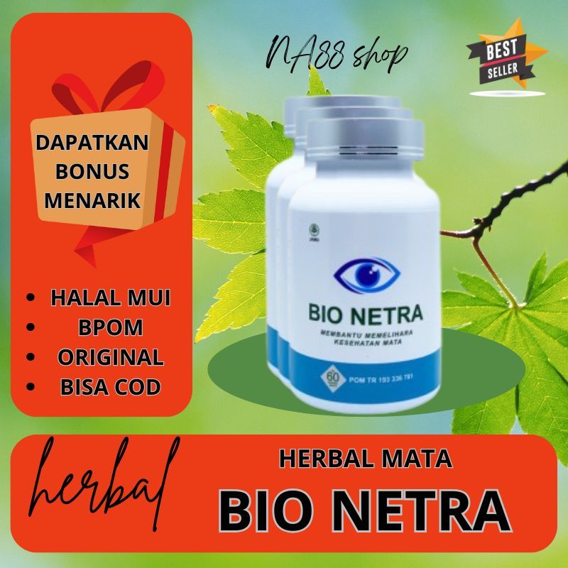 Bionetra BIO NETRA Obat Mata Herbal Tradisional Ampuh Mengobati Segala Macam Penyakit Seperti Minus 
