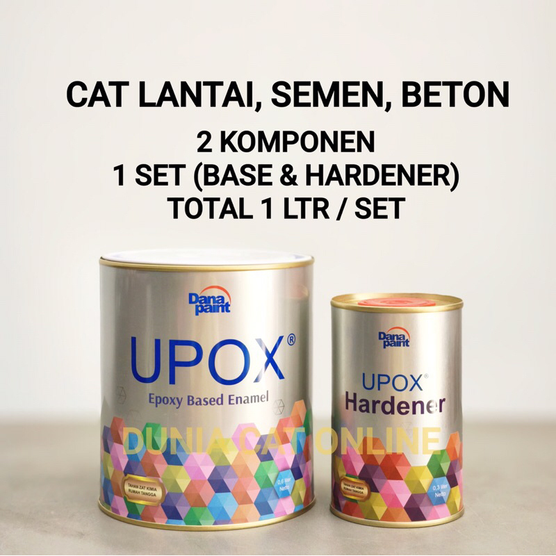 UPOX CAT LANTAI KERAMIK SEMEN BETON / CAT LANTAI KAMAR MANDI / UPOX CAT KRAMIK / CAT EPOXY ENAMEL