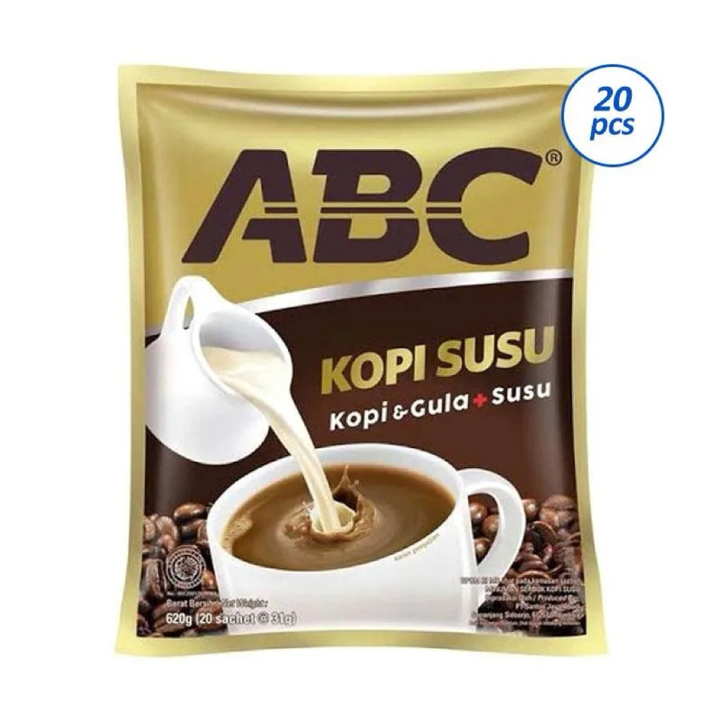 

Kopi ABC Susu isi 10 Sachet / 1 Dus (120pcs)