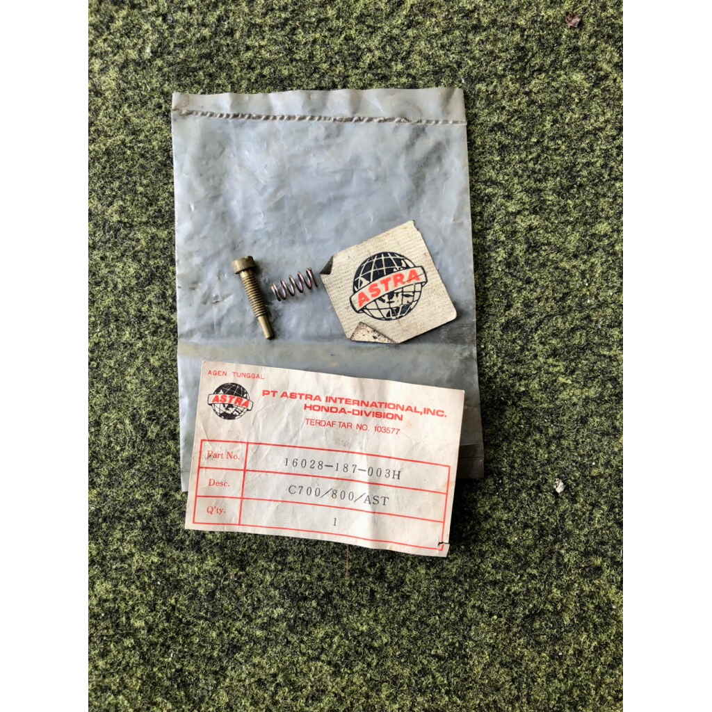 baut setelan stelan gas langsam karburator honda supercub c700 c800 astrea 800 nos