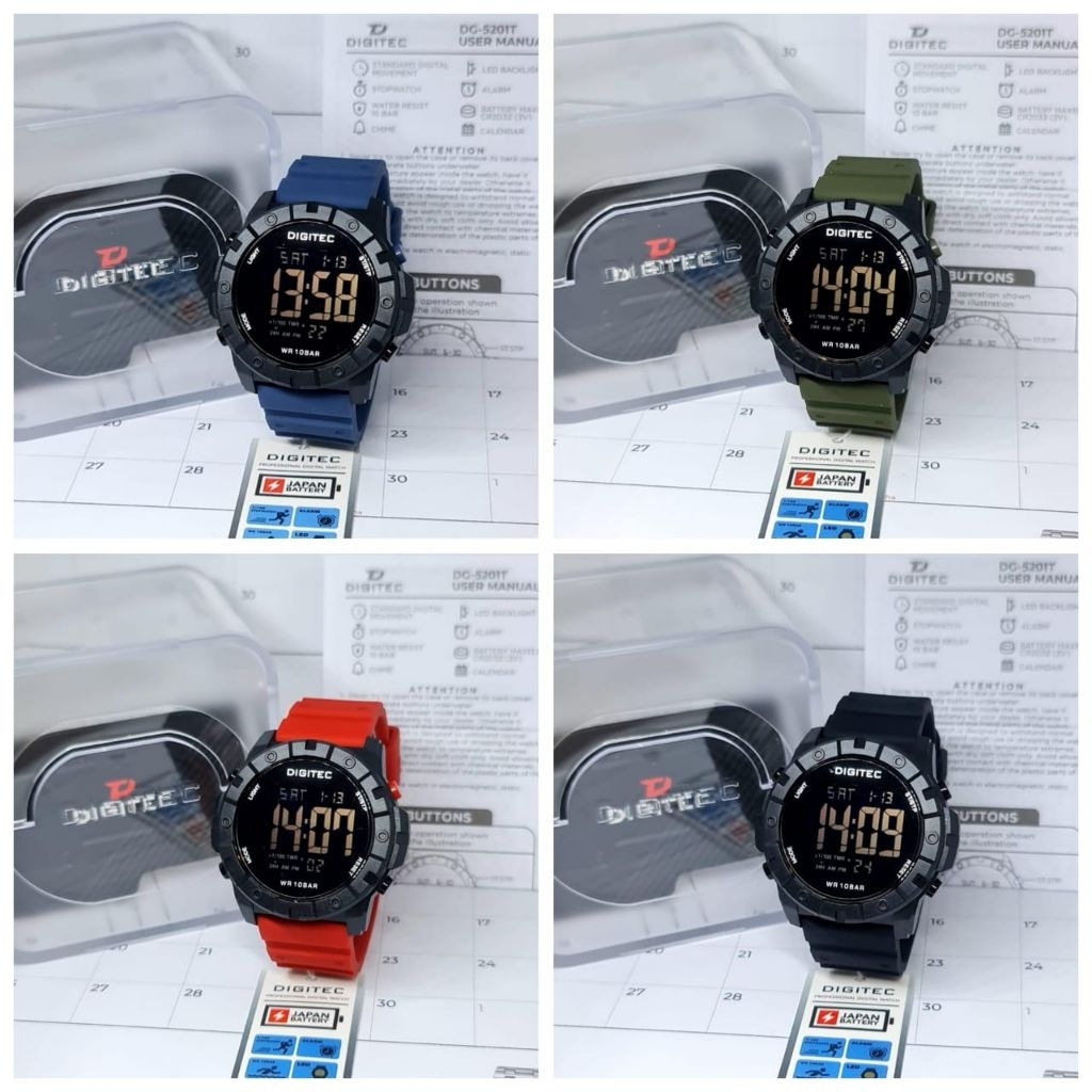 JAM TANGAN PRIA ORIGINAL DIGITEC 5201/ DIGITEC 5201 ORIGINAL